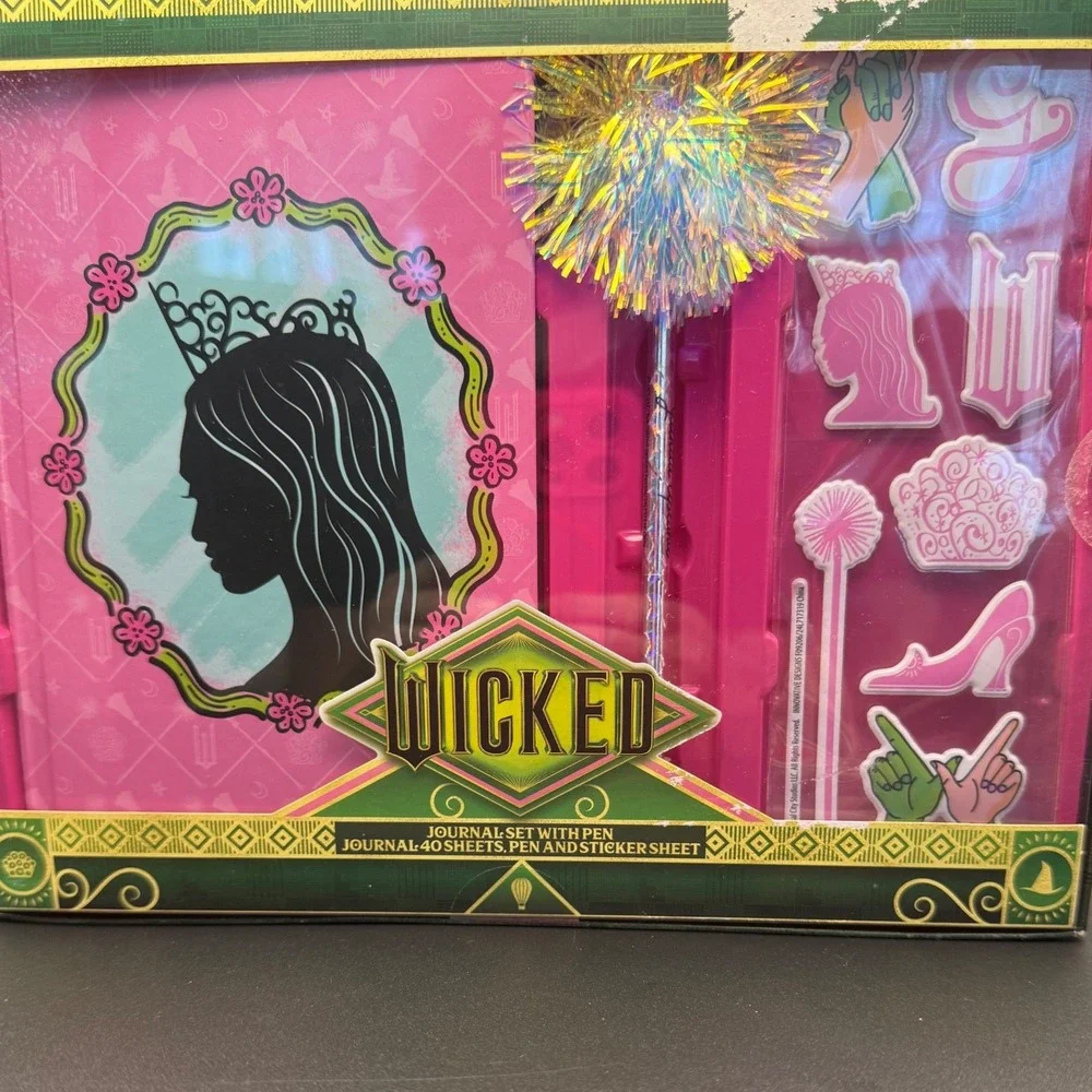 Wicked‎ Journal Set with Pen and Puffy Stickers For Fans